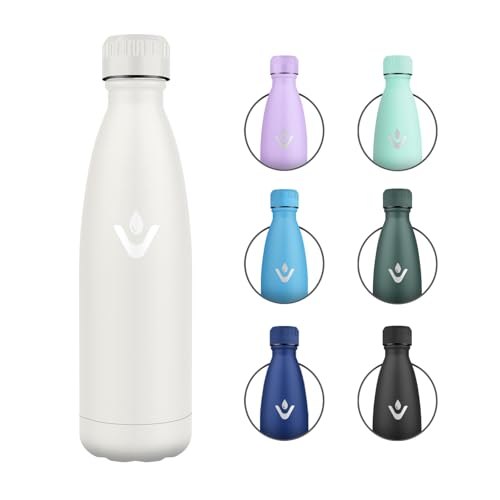 Edelstahl Trinkflasche 500ml, Auslaufsichere Thermosflasche BPA-frei, Isolierflasche mit Vakuum-Doppelwand für Schule, Outdoor, Fahrrad, Laufen, Büro, Fitnessstudio, Sport, Arbeit, Uni, Fitness Edelstahl Trinkflasche 500ml, Auslaufsichere Thermosflasche BPA-frei, Isolierflasche mit Vakuum-Doppelwand für Schule, Outdoor, Fahrrad, Laufen, Büro, Fitnessstudio, Sport, Arbeit, Uni, Fitness von KollyKolla