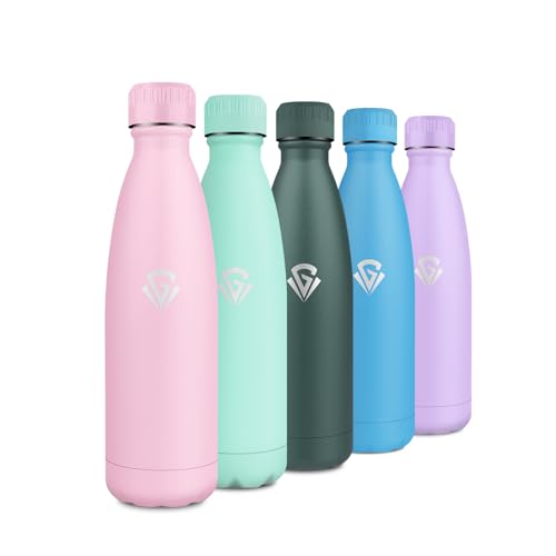 Isolierflasche 500ml, Trinkflasche Edelstahl BPA-frei, Auslaufsichere Thermosflasche Doppelwandig, Trinkflasche Thermo für Kinder, Büro, Camping, Reisen, Fitnessstudio, Schule, Outdoor, Sport Isolierflasche 500ml, Trinkflasche Edelstahl BPA-frei, Auslaufsichere Thermosflasche Doppelwandig, Trinkflasche Thermo für Kinder, Büro, Camping, Reisen, Fitnessstudio, Schule, Outdoor, Sport von KollyKolla