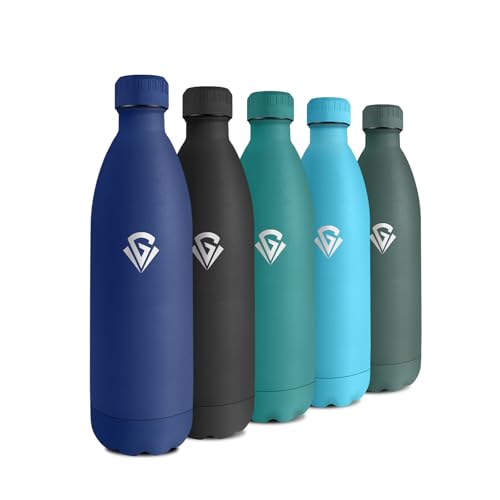 Thermosflasche 1L, Edelstahl Trinkflasche BPA-frei, Isolierflasche Auslaufsicher, Trinkflasche Kohlensäure, Wasserflasche Isoliert für Büro, Uni, Arbeit, Outdoor, Sport, Reisen, Schule, Fahrrad Thermosflasche 1L, Edelstahl Trinkflasche BPA-frei, Isolierflasche Auslaufsicher, Trinkflasche Kohlensäure, Wasserflasche Isoliert für Büro, Uni, Arbeit, Outdoor, Sport, Reisen, Schule, Fahrrad von KollyKolla