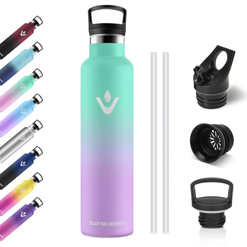 Thermosflasche 1L, Trinkflasche BPA-Frei, Isolierflasche mit Strohhalm, Kohlensäure Geeignet, Auslaufsicher Doppelwandig Thermoskanne, Wasserflasche für Fitness, Laufen, Büro, Kinder, Camping Thermosflasche 1L, Trinkflasche BPA-Frei, Isolierflasche mit Strohhalm, Kohlensäure Geeignet, Auslaufsicher Doppelwandig Thermoskanne, Wasserflasche für Fitness, Laufen, Büro, Kinder, Camping von KollyKolla