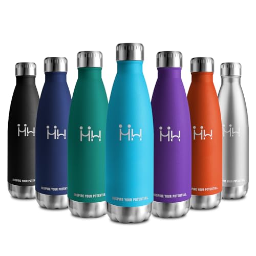 Thermoskanne 500ml, Metall Thermosflasche Doppelwandig, Kohlensäure Geeignet, Edelstahl Trinkflasche BPA-Frei, Isolierflasche für Camping, Kinder, Fitness, Sprudel, Sport, Reisen, Jungs, Mädchen Thermoskanne 500ml, Metall Thermosflasche Doppelwandig, Kohlensäure Geeignet, Edelstahl Trinkflasche BPA-Frei, Isolierflasche für Camping, Kinder, Fitness, Sprudel, Sport, Reisen, Jungs, Mädchen von KollyKolla