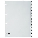 Kolma Register DIN A4 Weiß 24-teilig Perforiert Kolmaflex A - Z von Kolma