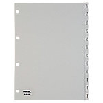 Kolma Register DIN A4 hoch Grau 12-teilig Perforiert Kunststoff Jan - Dez von Kolma