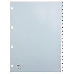 Kolma Register LongLife DIN A4 Transparent 20-teilig Perforiert Kunststoff 1 bis 20 von Kolma