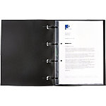 Kolma Schnellhefter 4 Ringe Durchmesser 10 PP PCW DIN A4 Schwarz von Kolma