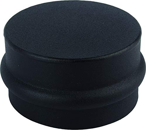 Kolor-Knajp Pelletrohr DN 80 mm Rauchrohr Pellet Ofenrohr T-Stück Bogen Rosette Wandfutter Kamine Zubehör Rohr Bogen T-Stück Kaminhaube Rosette (Enddeckel) von Kolor-Knajp