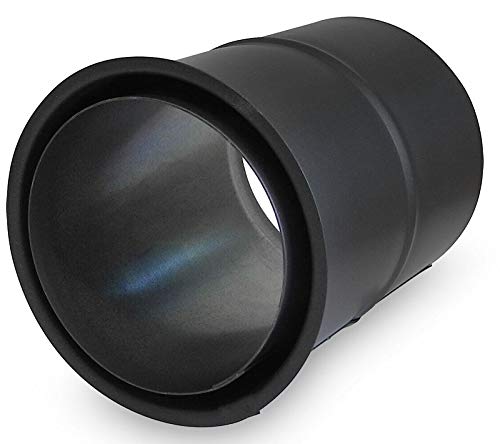 Kolor-Knajp Pelletrohr DN 80 mm Rauchrohr Pellet Ofenrohr T-Stück Bogen Rosette Wandfutter Kamine Zubehör Rohr Bogen T-Stück Kaminhaube Rosette (Wandfutter) von Kolor-Knajp