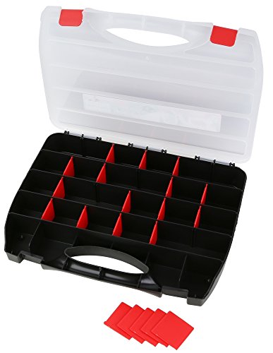 Sortimentskasten Organizer Kleinteilemagazin Schraubenbox Werkzeugkasten (Domino 45) von Kolor-Knajp