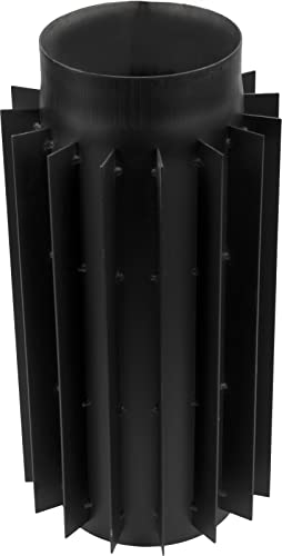 KOLOR DN 150 mm Rauchrohr 2 mm Kaminrohr Abgasrohr Ofenrohr Bogen Rosette Wandfutter (Abgaswärmetauscher) von Kolor