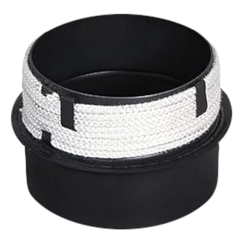 KOLOR DN 150 mm Rauchrohr 2 mm Kaminrohr Abgasrohr Ofenrohr Bogen Rosette Wandfutter (Übergang zum Keramikschornstein) von Kolor