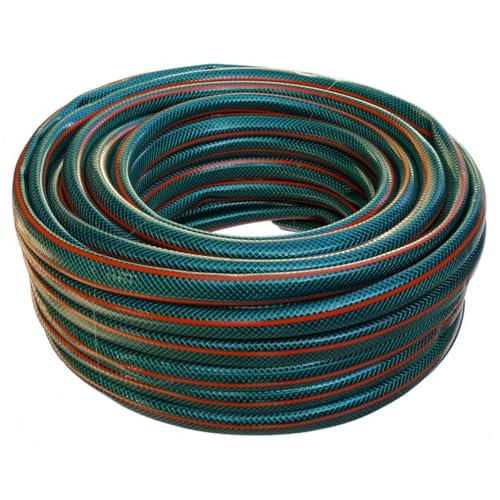Gartenschlauch 4 lagig Wasserschlauch Schlauch 1/2" 3/4" 1" 15m 20m 25m 30m 50m (3/4" Zoll, 30 Meter Grün) von Kolor