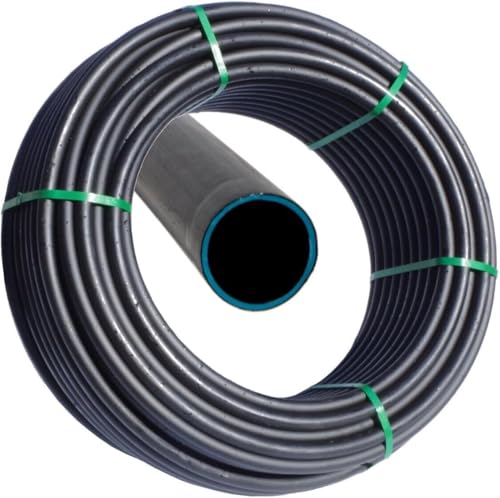 Kolor Neu 3-Lagig PE Rohr PN4, PN6, 4 Bar, 6 Bar Verlegerohr Wasserleitung 16mm 20mm 25mm 32mm Versorgungsleitung Bewässerung PE-Rohrleitung Druckrohr (DN 25 mm (4,0 bar PN4), 10 meter) von Kolor