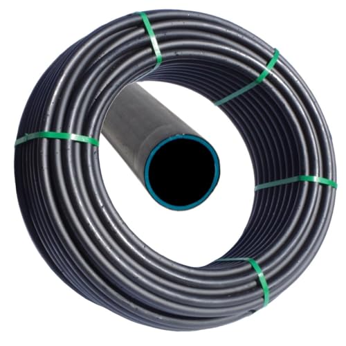 Kolor Neu 3-Lagig PE Rohr PN4, PN6, 4 Bar, 6 Bar Verlegerohr Wasserleitung 16mm 20mm 25mm 32mm Versorgungsleitung Bewässerung PE-Rohrleitung Druckrohr (DN 20 mm (6,0 bar PN6), 25 meter) von Kolor