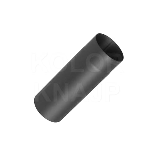 Kolor Rauchrohr Ofenknie Ofenrohr Bogen Rosette Abgasrohre Kaminofenrohr mit Farbe beschichtet 100-150 mm Bogen 45 Bogen 90 Rosette Rohr 250 Rohr 500 Rohr 1000 mm (Rohr 500 mm, Ø 120 mm) von Kolor