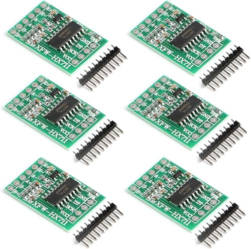 6 Pcs HX711 Wägezelle Gewicht Sensor Modul 24-Bit Präzision AD Modul Dual-Kanal für A rduino Waage 6 Pcs HX711 Wägezelle Gewicht Sensor Modul 24-Bit Präzision AD Modul Dual-Kanal für A rduino Waage von Kolrid
