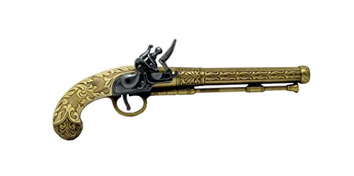 Kolser Steinschlosspistole in Elfenbeinoptik Nr. 1102L (Nicht schussfähig) von Kolser