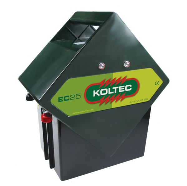 Koltec Weidezaungerät EC25 - 9V + 12V  Batteriegerät für mobile Wei... von Koltec