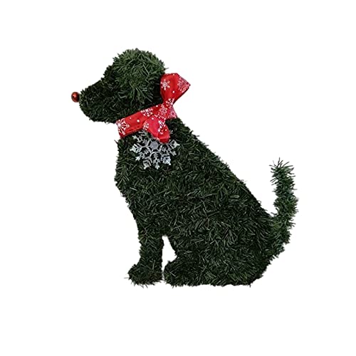 Kolylong® Katze Hund Kranz Weihnachtskranz Türkranz für Haustür Thanksgiving Erntedankfest Party Dekor Weihnachts Kranz Kits Girlande Türkranz für Weihnachten Indoor Outdoor Decor von Koly-Hundebett