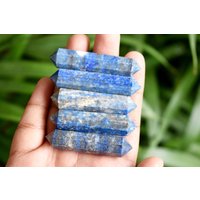 Lapis Lazuli Double Terminated Crystal Point Bleistift Bleistifte Hand Geschnitten Für Grid von KomalCrystals