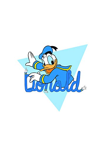 Disney Wandbild von Komar | Donald Duck Triangle | Kinderzimmer, Babyzimmer, Dekoration, Kunstdruck | Größe 50x70cm (Breite x Höhe) | ohne Rahmen | WB023-50x70 von Komar