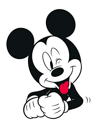 Disney Wandbild von Komar | Mickey Mouse Funny | Kinderzimmer, Babyzimmer, Dekoration, Kunstdruck | Größe 30x40cm (Breite x Höhe) | ohne Rahmen | WB036-30x40 von Komar