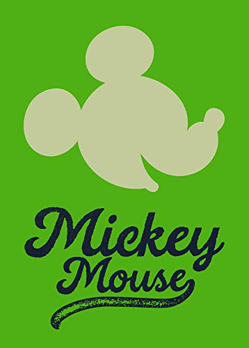 Disney Wandbild von Komar | Mickey Mouse Green Head | Kinderzimmer, Babyzimmer, Dekoration, Kunstdruck | Größe 50x70cm (Breite x Höhe) | ohne Rahmen | WB037-50x70 von Komar