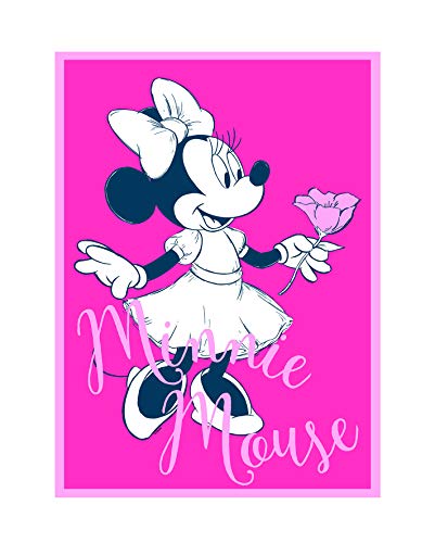 Disney Wandbild von Komar | Minnie Mouse Girlie | Kinderzimmer, Babyzimmer, Dekoration, Kunstdruck | Größe 40x50cm (Breite x Höhe) | ohne Rahmen | WB048-40x50 von Komar