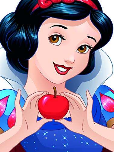 Disney Wandbild von Komar | Snow White Portrait | Kinderzimmer, Babyzimmer, Dekoration, Kunstdruck | Größe 30x40cm (Breite x Höhe) | ohne Rahmen | WB057-30x40 von Komar
