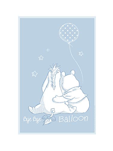 Disney Wandbild von Komar | Winnie Pooh Bye Bye Balloon | Kinderzimmer, Babyzimmer, Dekoration, Kunstdruck | Größe 30x40cm (Breite x Höhe) | ohne Rahmen | WB058-30x40 von Komar