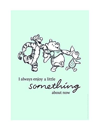 Disney Wandbild von Komar | Winnie Pooh Little Something | Kinderzimmer, Babyzimmer, Dekoration, Kunstdruck | Größe 30x40cm (Breite x Höhe) | ohne Rahmen | WB061-30x40 von Komar