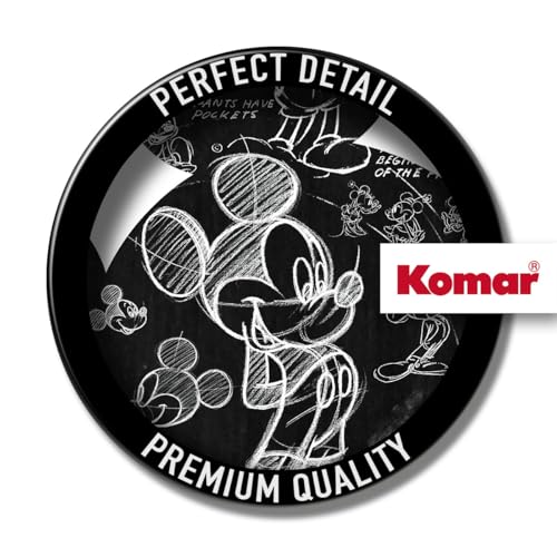 Disney selbstklebende und konturgeschnittene Vlies Fototapete von Komar - Mickey Head Illustration - Größe: 127 x 127 cm - Wandtattoo, Kinderzimmer Disney selbstklebende und konturgeschnittene Vlies Fototapete von Komar - Mickey Head Illustration - Größe: 127 x 127 cm - Wandtattoo, Kinderzimmer von Komar