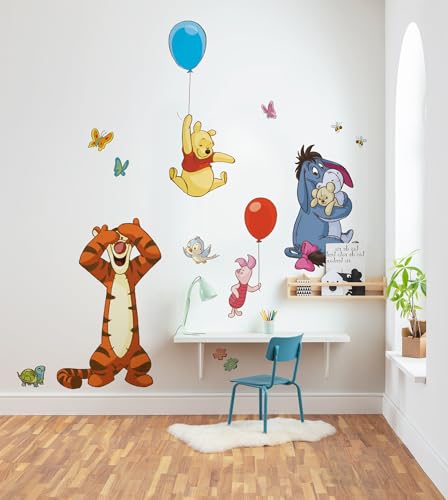 Disney selbstklebende und konturgeschnittene Vlies Fototapete von Komar - Winnie and Friends XXL - Größe: 127 x 200 cm - Wandtattoo, Kinderzimmer, Babyzimmer, Lebensgross Disney selbstklebende und konturgeschnittene Vlies Fototapete von Komar - Winnie and Friends XXL - Größe: 127 x 200 cm - Wandtattoo, Kinderzimmer, Babyzimmer, Lebensgross von Komar