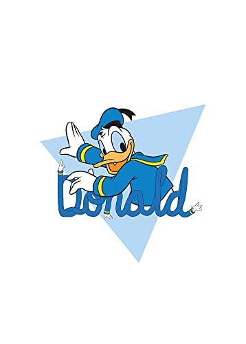 Komar Donald Duck Triangle - Größe: 50 x 70 cm, Wandbild, Poster, Kunstdruck (ohne Rahmen), Disney von Komar