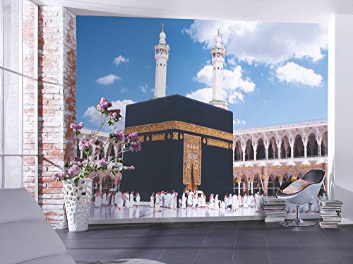 Fototapete KAABA - Tapete, Mekka, Islam, Moslem, Religion, Mashallah - Größe 388 x 270 cm, 8 Teile inklusive Kleistet von Komar