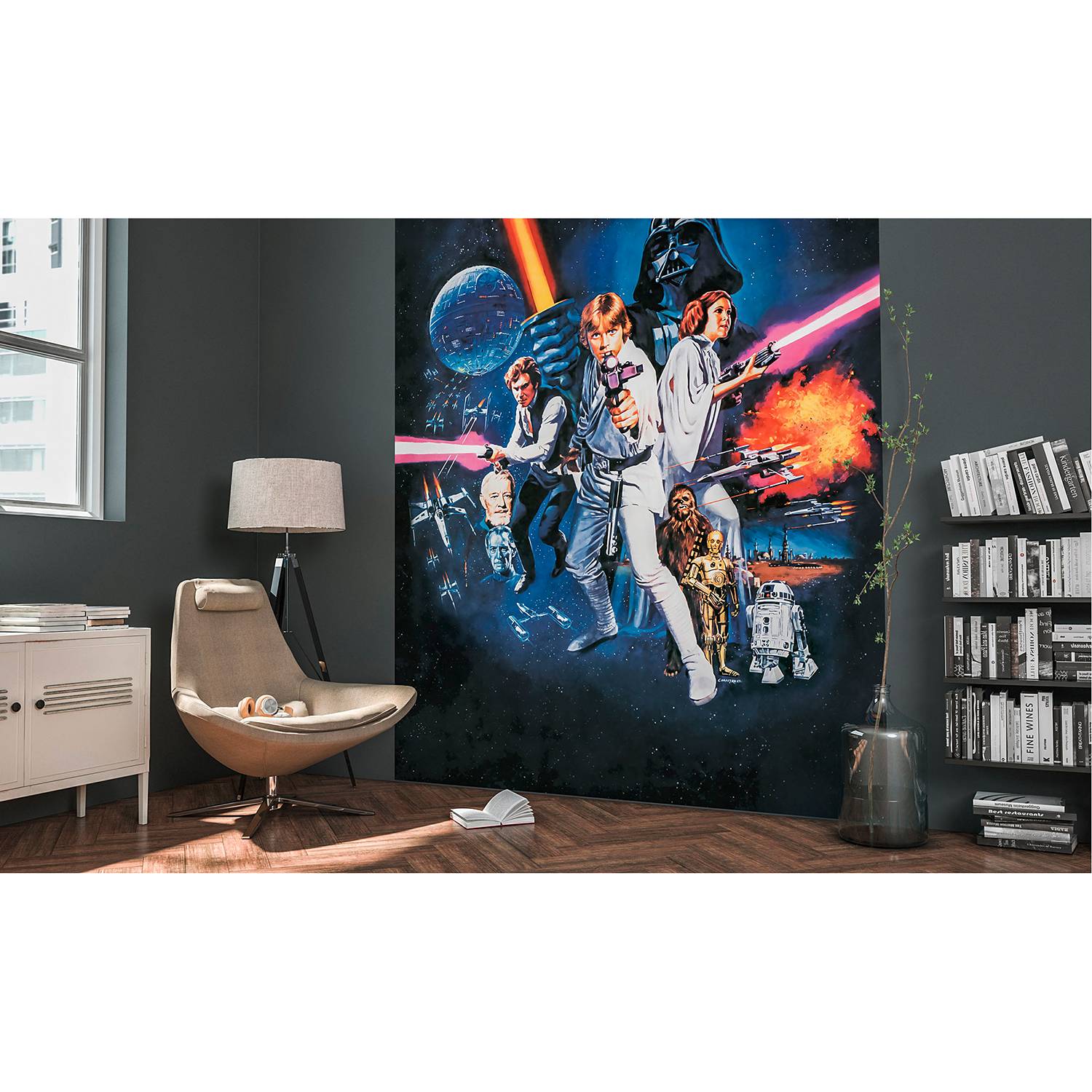 home24 Fototapete Star Wars Poster Classic 1 200cm home24 Fototapete Star Wars Poster Classic 1 200cm von home24