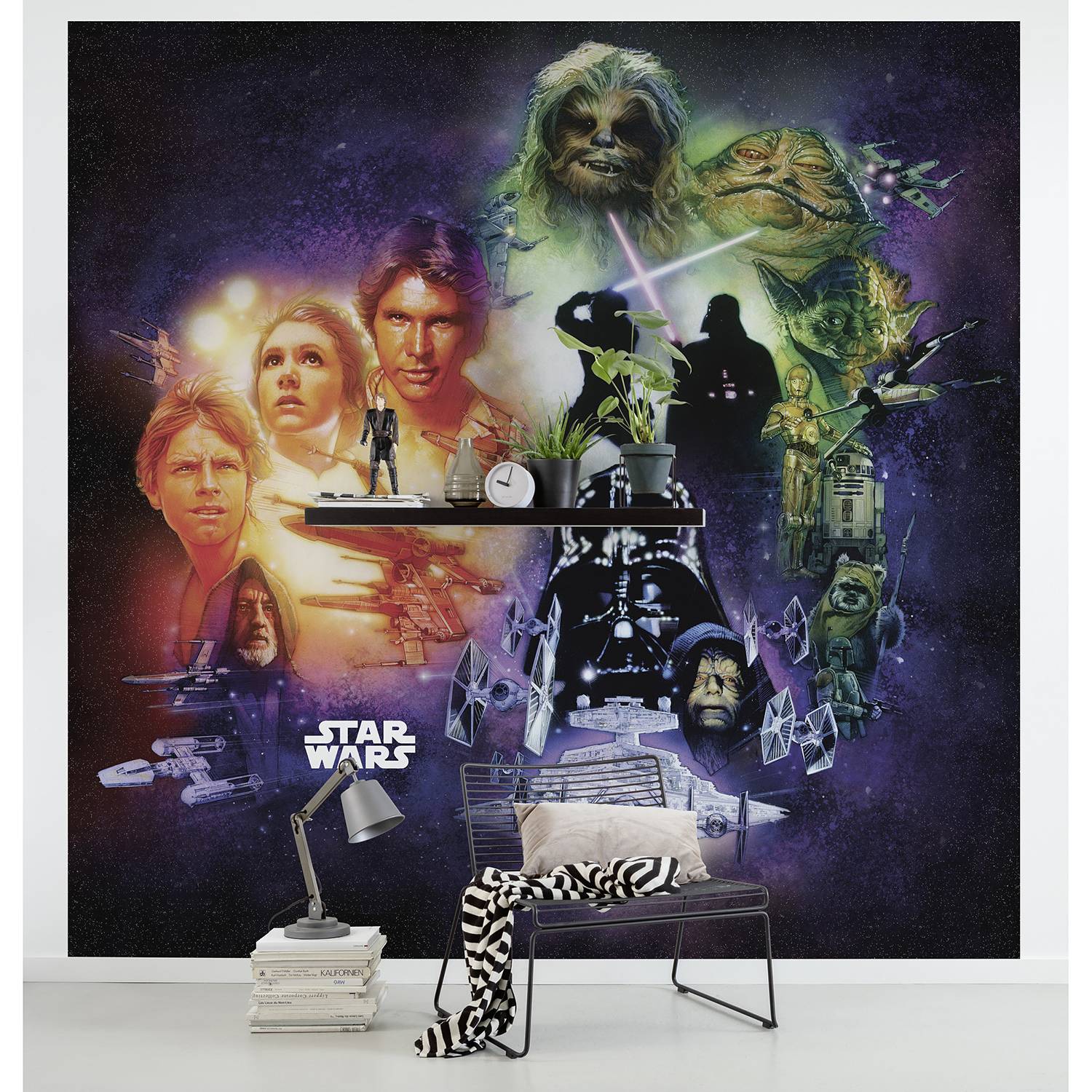 Fototapete Star Wars Poster Collage von Komar