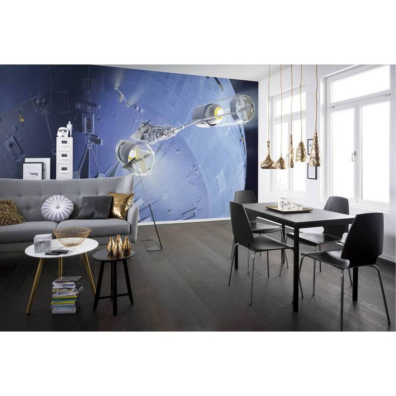 home24 Fototapete StarWars Death Star Assault 500 x 250cm von home24