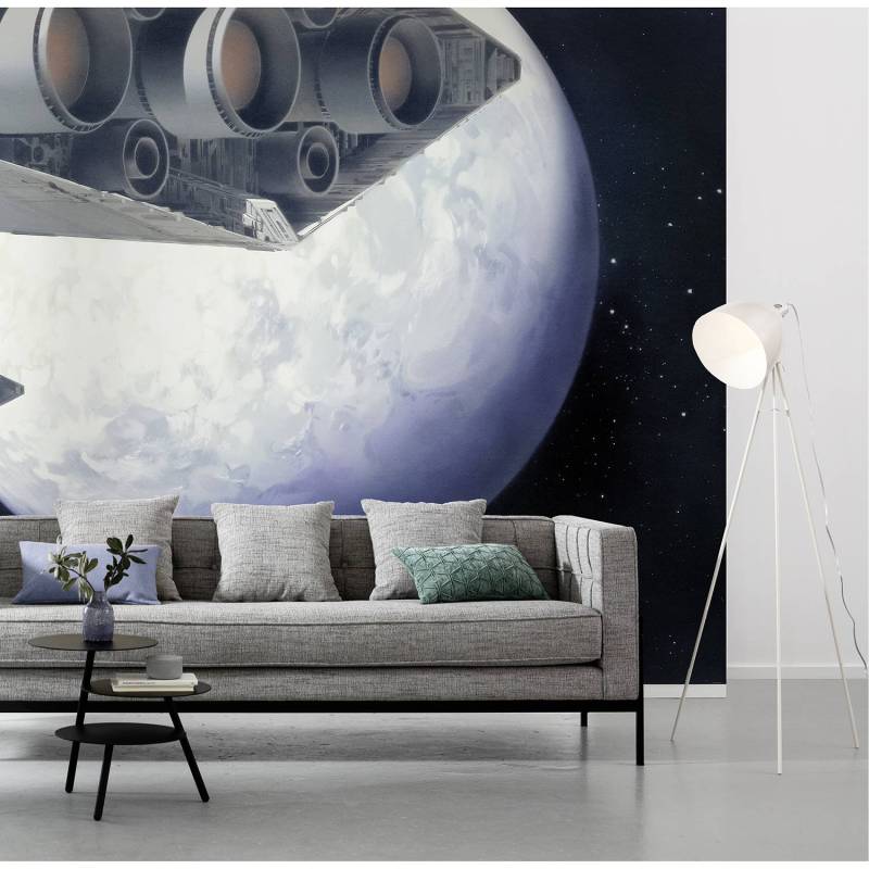 home24 Fototapete StarWars RMQ Stardestroyer 500 x 250cm von home24