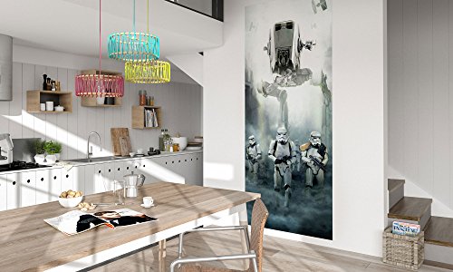 Komar Star Wars Vlies Fototapete IMPERIAL FORCES | 100 x 250 cm | Tapete, Wand Dekoration, Rebellen, Kinderzimmer | 001-DVD1 von Komar