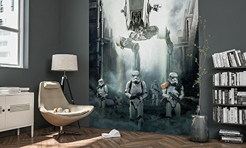 Komar Star Wars Vlies Fototapete IMPERIAL FORCES | 200 x 250 cm | Tapete, Wand Dekoration, Rebellen, Kinderzimmer | 001-DVD2, Bunt von Komar