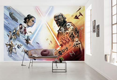 Star Wars Fototapete von Komar STAR WARS EP9 MOVIE POSTER WIDE - Größe 368 x 254 cm (Breite x Höhe), Kylo Ren, Star Wars 9, Skywalker, Tapete, Wandgestaltung, Dekoration - 8-4114 von Komar