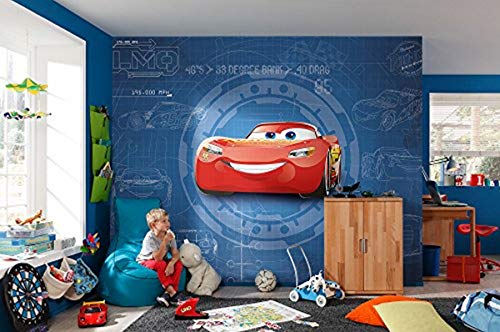 Komar Fototapete von Disney | Cars3 Blueprint | Bunt, 368 x 254 cm, Disney, Cars, Tapete, Auto, Jungen, Kinderzimmer , Jungenzimmer, Wanddekoration | 8 Teile Komar Fototapete von Disney | Cars3 Blueprint | Bunt, 368 x 254 cm, Disney, Cars, Tapete, Auto, Jungen, Kinderzimmer , Jungenzimmer, Wanddekoration | 8 Teile von Komar