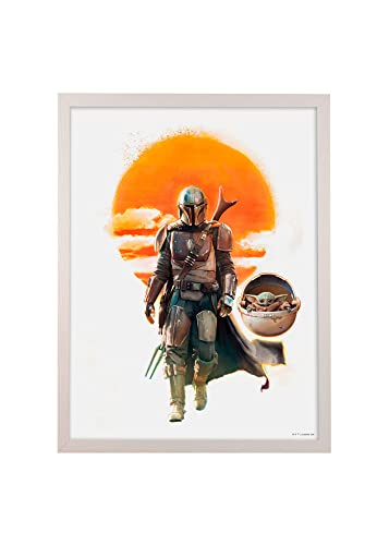 Komar Bilderrahmen Holz White mit Wandbild Mandalorian The Child Family Trip als Set - Größe: 30x40 cm - Wandbild, Dekoration, Kinder, Jugendliche… Komar Bilderrahmen Holz White mit Wandbild Mandalorian The Child Family Trip als Set - Größe: 30x40 cm - Wandbild, Dekoration, Kinder, Jugendliche… von Komar