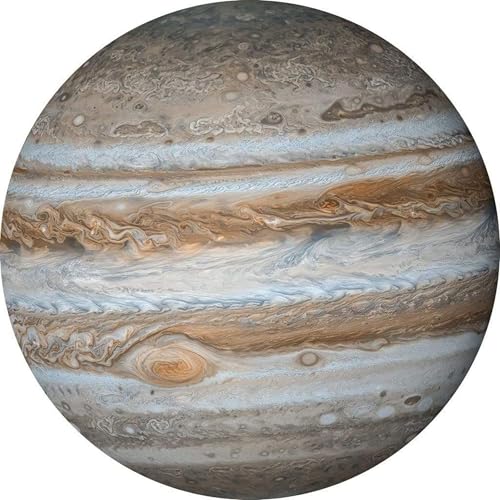 Komar DOT runde und selbstklebende Vlies Fototapete Jupiter - Ø Durchmesser 125 cm - 1 Stück - Tapete, Planet, Dekoration, Wandtapete, Wandbild, Wandbelag, Designtapete - D1-017 Komar DOT runde und selbstklebende Vlies Fototapete Jupiter - Ø Durchmesser 125 cm - 1 Stück - Tapete, Planet, Dekoration, Wandtapete, Wandbild, Wandbelag, Designtapete - D1-017 von Komar