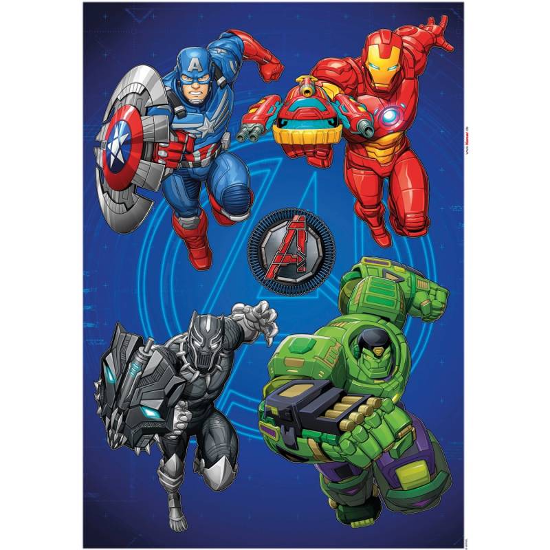 Komar Deko-Sticker Avengers Mech Strike 50 x 70 cm von Komar