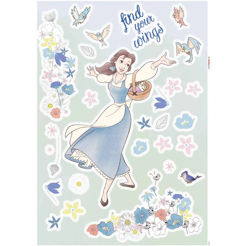 Komar Deko-Sticker Belle find Wings 50 x 70 cm gerollt von Komar