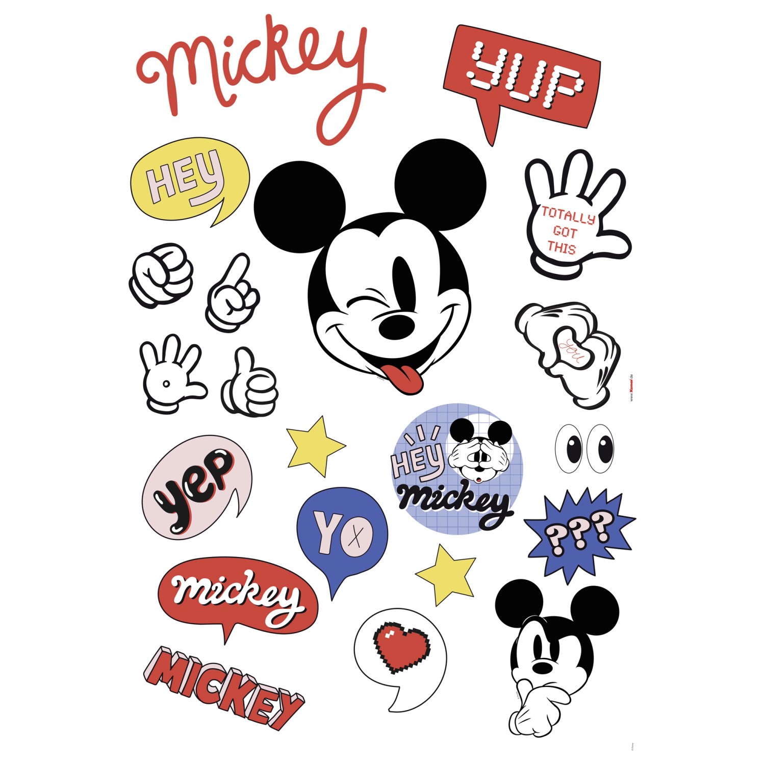 Komar Deko-Sticker Its A Mickey Thing 50 cm x 70 cm Komar Deko-Sticker Its A Mickey Thing 50 cm x 70 cm von Komar