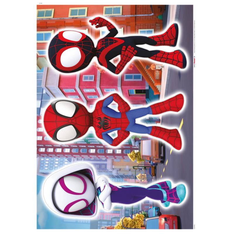 Komar Deko-Sticker Spiderman Trio von Komar