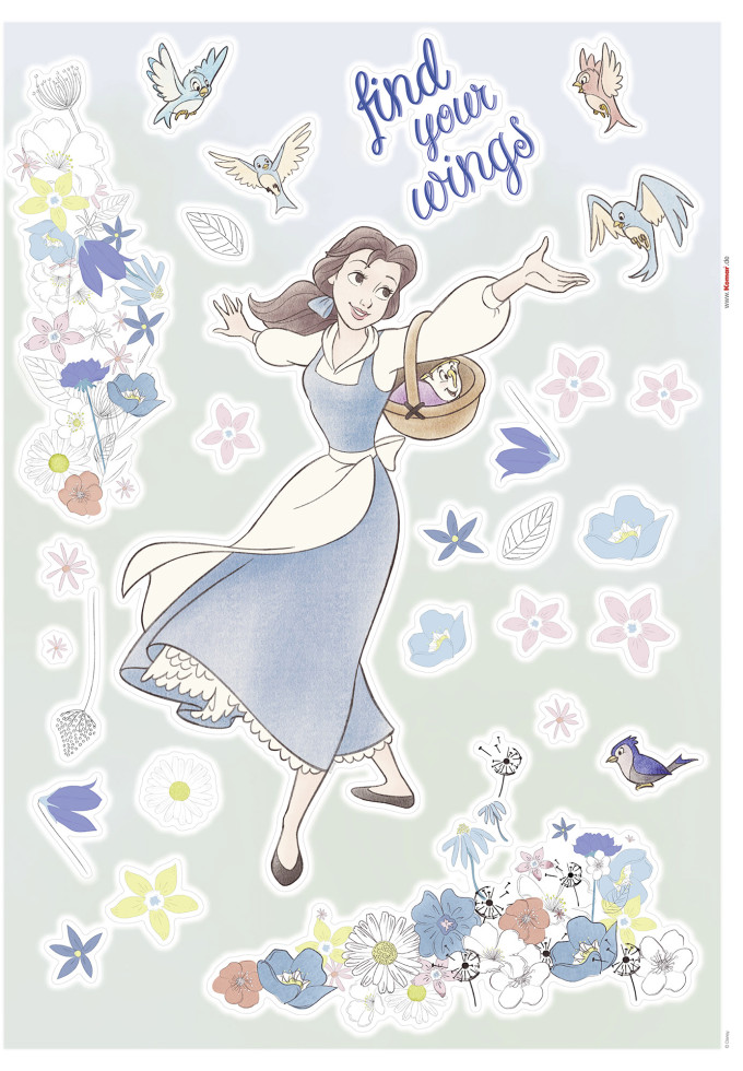 Komar Dekosticker Belle find Wings 50 x 70 cm Komar Dekosticker Belle find Wings 50 x 70 cm von Komar