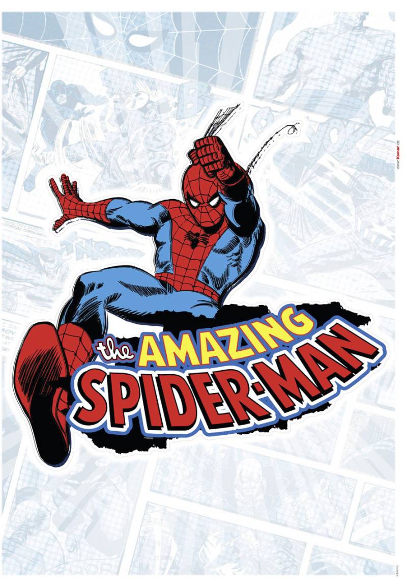 Komar Dekosticker Spider-Man Comic 50 x 70 cm von Komar